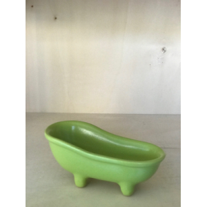 Porte-savon baignoire vert