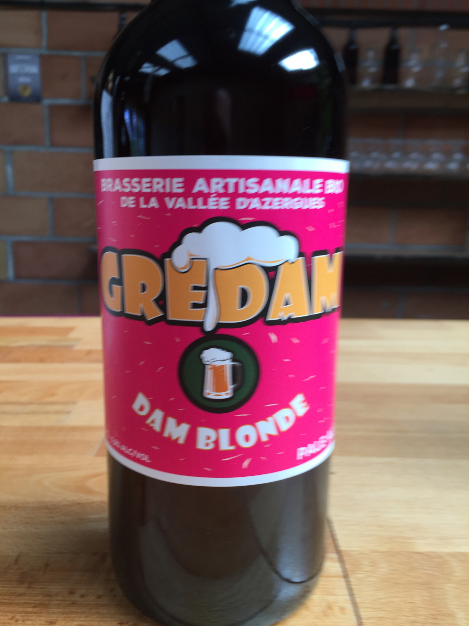 Dam blonde (pale ale,blonde) 2 formats Gredam Brasserie Artisanale