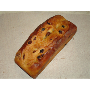 Brioche bio pur beurre aux raisins