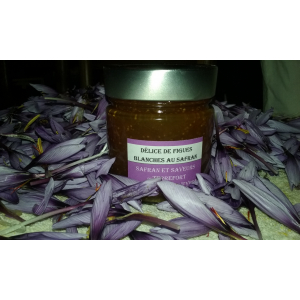 Confiture de figues blanches safran