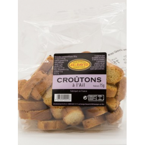 Petits croutons a l'ail