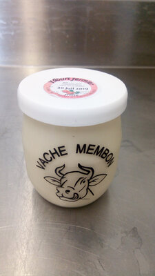 Yaourt au lait entier fraise