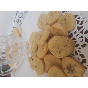 Sablés au chévre et romarin