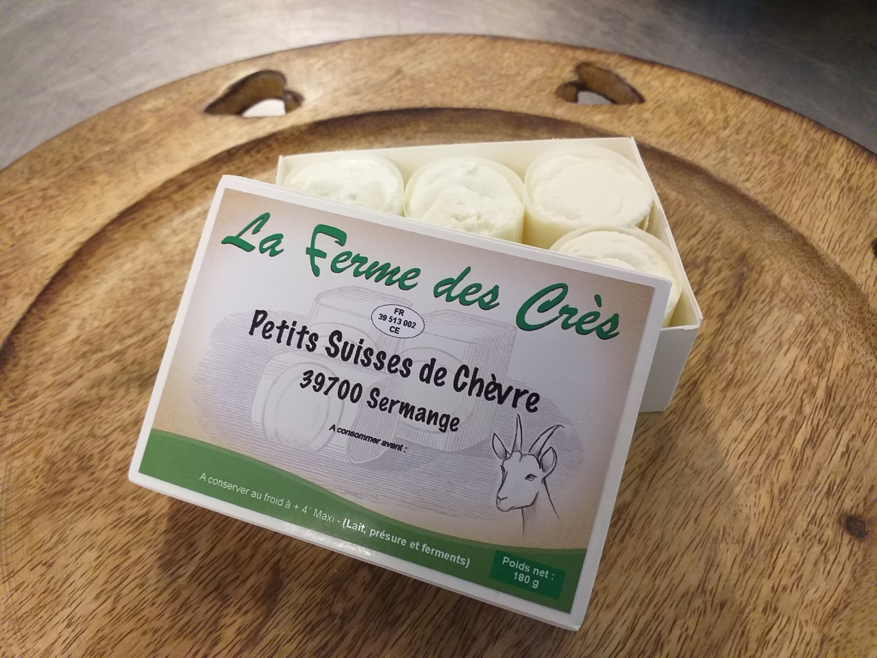 Les Petits suisses nature Le Clos des vaches - mon-marché.fr