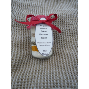 Apéro curcuma basilic -vegan-