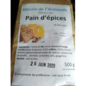 Préparation pour pain d'épices