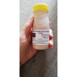 Yaourt à boire  cassis