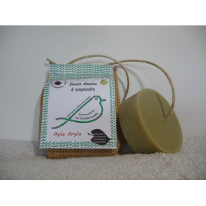 Savon douche à suspendre 'agile argile'