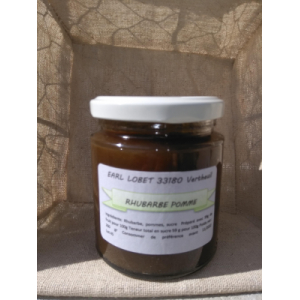 Confiture rhubarbe pomme