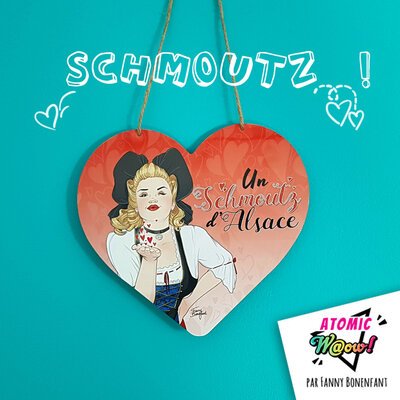 Coeur à suspendre – un schmoutz d’alsace