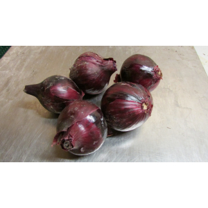 5 oignons rouge