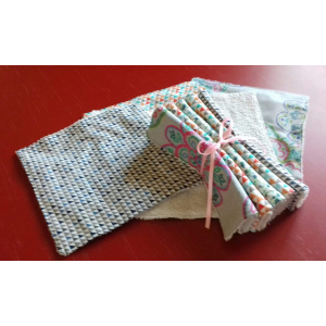 Lot 5 essuie tout lavable