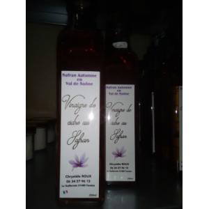 Vinaigre de cidre au safran