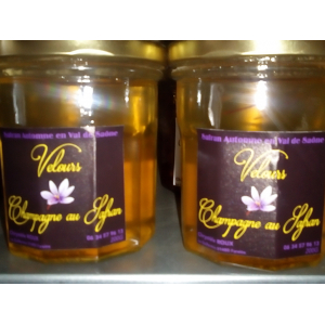 Velours de champagne au safran