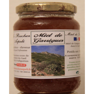Miel de garrigue 250 gr