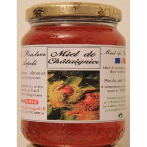 Miel de châtaignier 500 gr