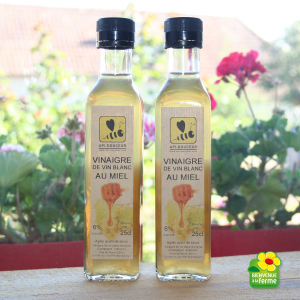 Vinaigre de vin blanc au miel