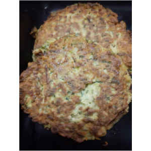 2 galettes de courgette