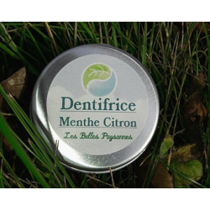Dentifrice naturel menthe citron
