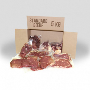 Colis standard - 5kg - bœuf avec rôti 75 euro