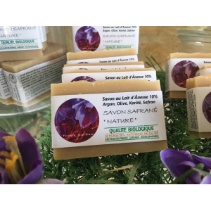 Savon nature safrané