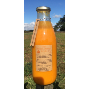 Soupe safranée potimarron- patate d