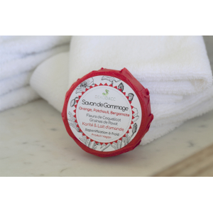 Savon de gommage coquelicot bio rech