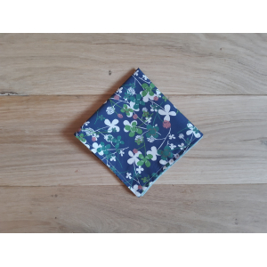 Serviette de table - trèfles/bleu ciel