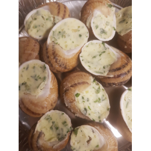 Escargots en coquille farcis à la b