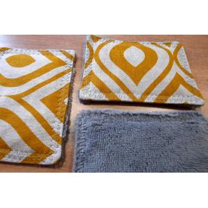 Eponge lavable microfibre 'graphique