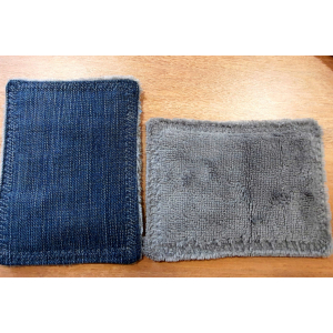 Eponge lavable microfibre 'jeans'