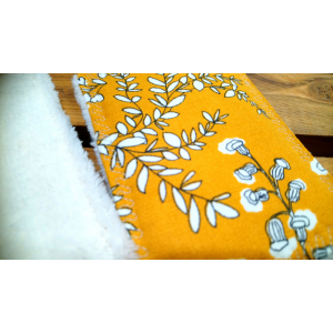 Eponge lavable microfibre 'ocre'