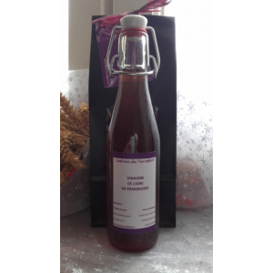 Vinaigre de cidre à la framboises