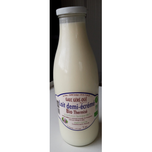 Lait 1/2 écrémé thermisé