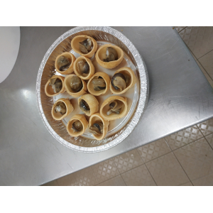 Assiette croquilles roquefort