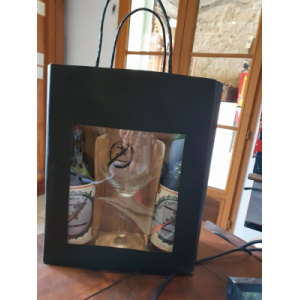 Poche cadeau 2 bières et 1 verre 'tribu zytha'