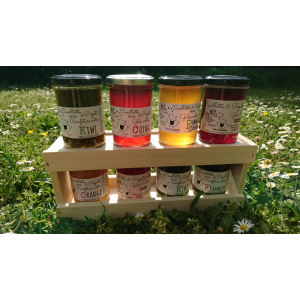 Coffret cadeau 4 pots de confiture