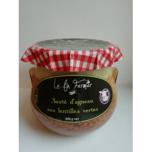 Sauté d'agneau aux lentilles