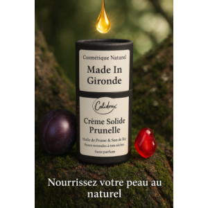 Creme de beauté visage  prunelle bio