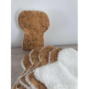 Lingette bouchon liège