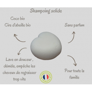 Shampoing solide pour tous en coeur