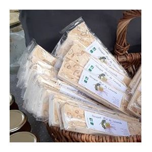 Nougat au miel de lavande bio