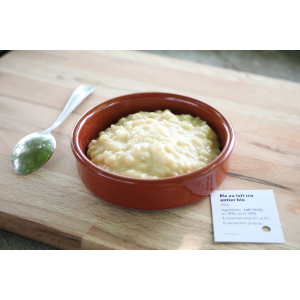 Riz au lait cru entier bio
