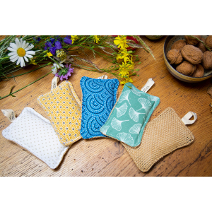 Eponge lavable coton et jute