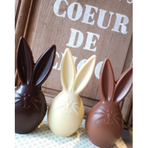 Paques lapin chocolat noir