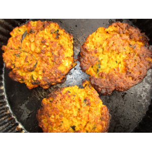 Galettes de potimarron au curry