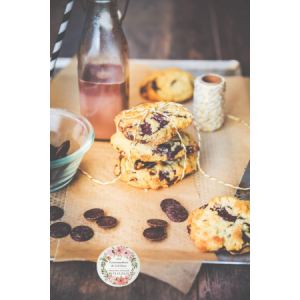 Gros cookies au chocolat noir