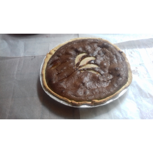 Tarte aux poires chocolat.