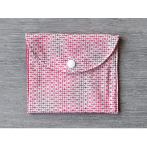 Pochette à savons imperméable - rose