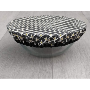 Couvre plats - losange noir jaune